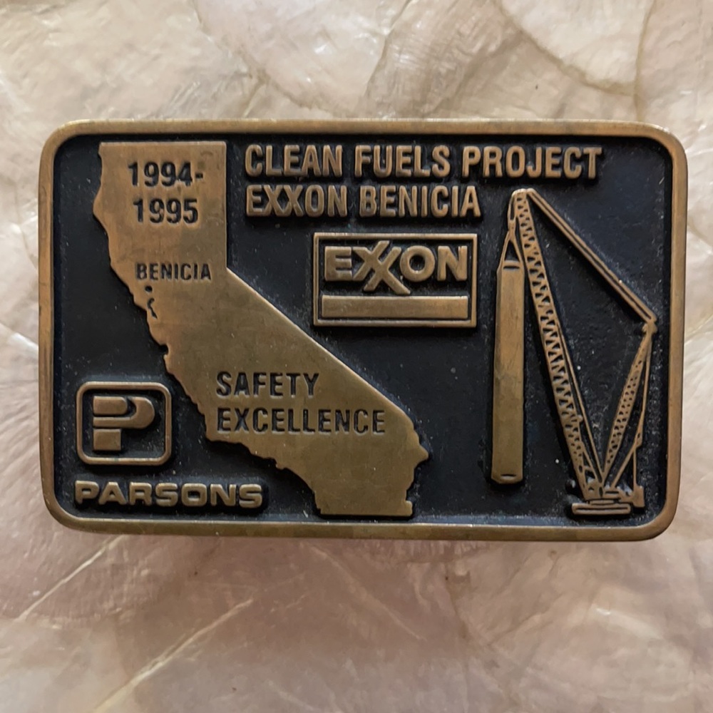 Vintage Exxon Benicia belt